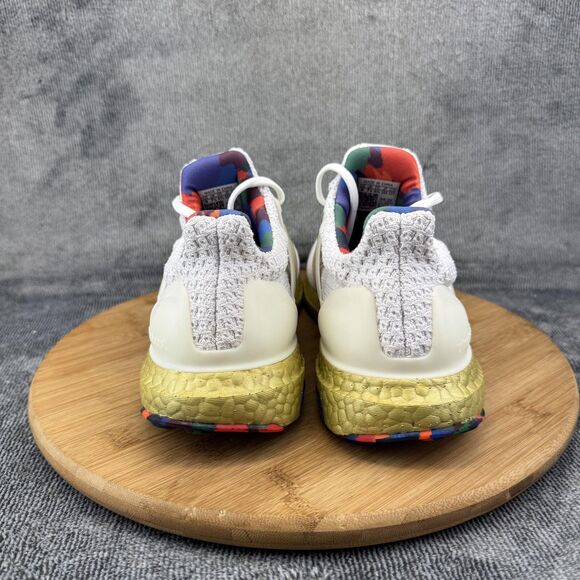 Adidas Ultraboost DNA Shoes Womens Size 9 White Gold Parley Running HP7425 - Picture 4 of 10